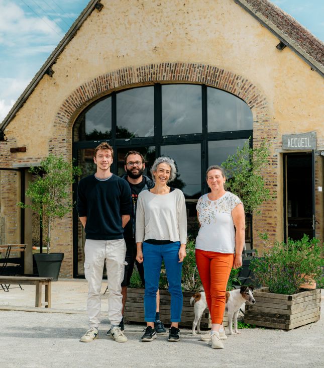 L'&eacute;quipe du Domaine de la Grande No&euml;, dans l'Orne